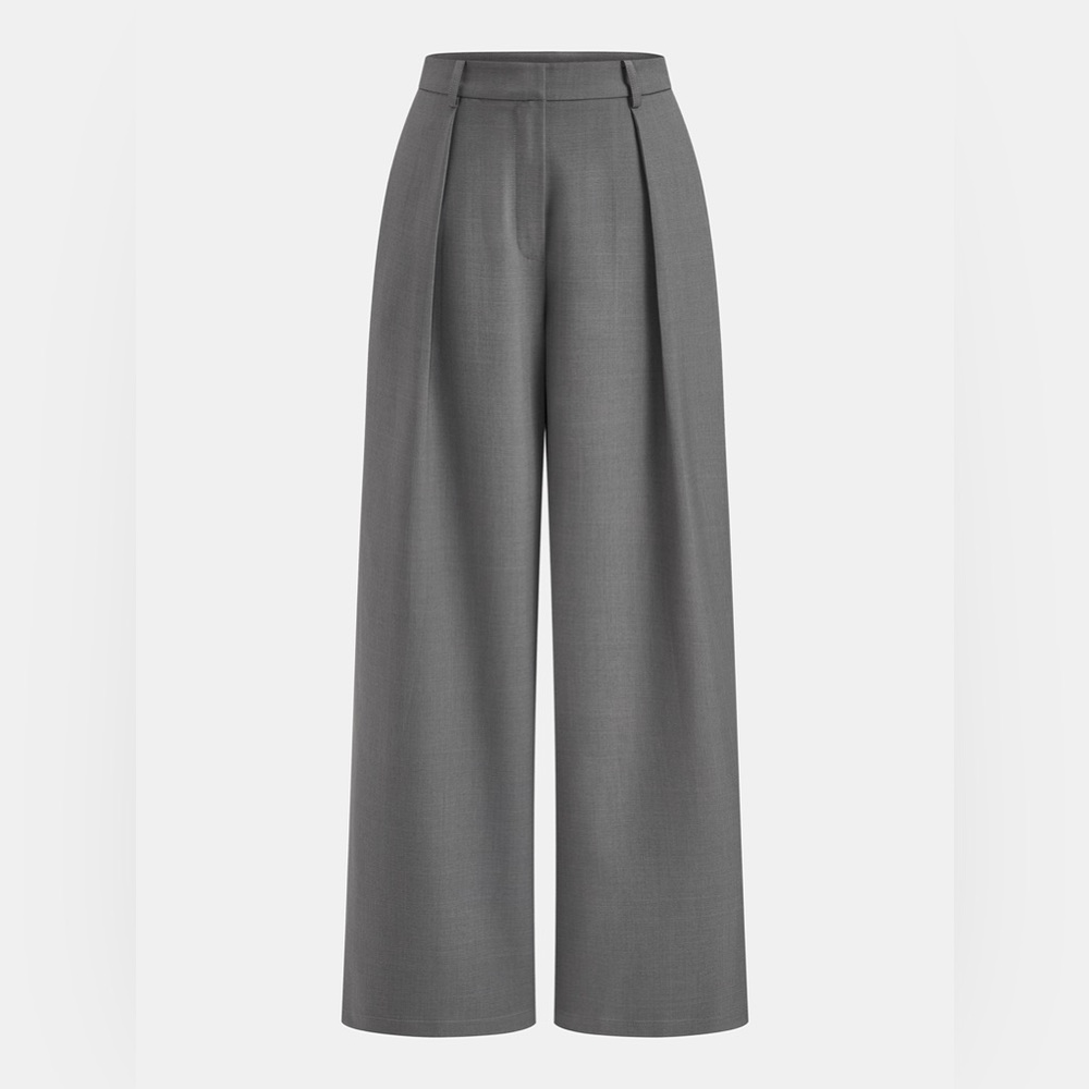 Commense Wrap Top /Pleated Pants Set - Picture 6 of 6